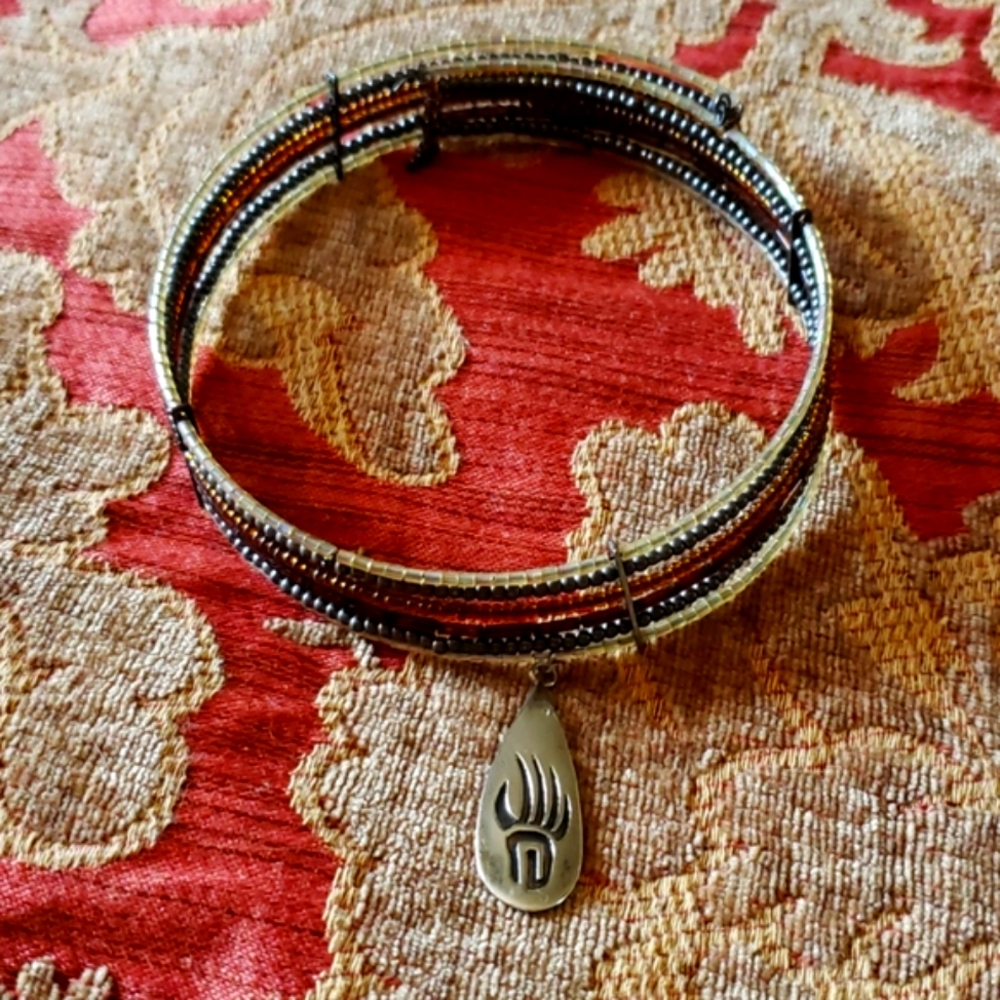 choker w/ bear claw charm